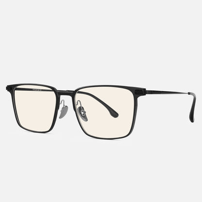 Parma Titanium Square Blue Light Glasses