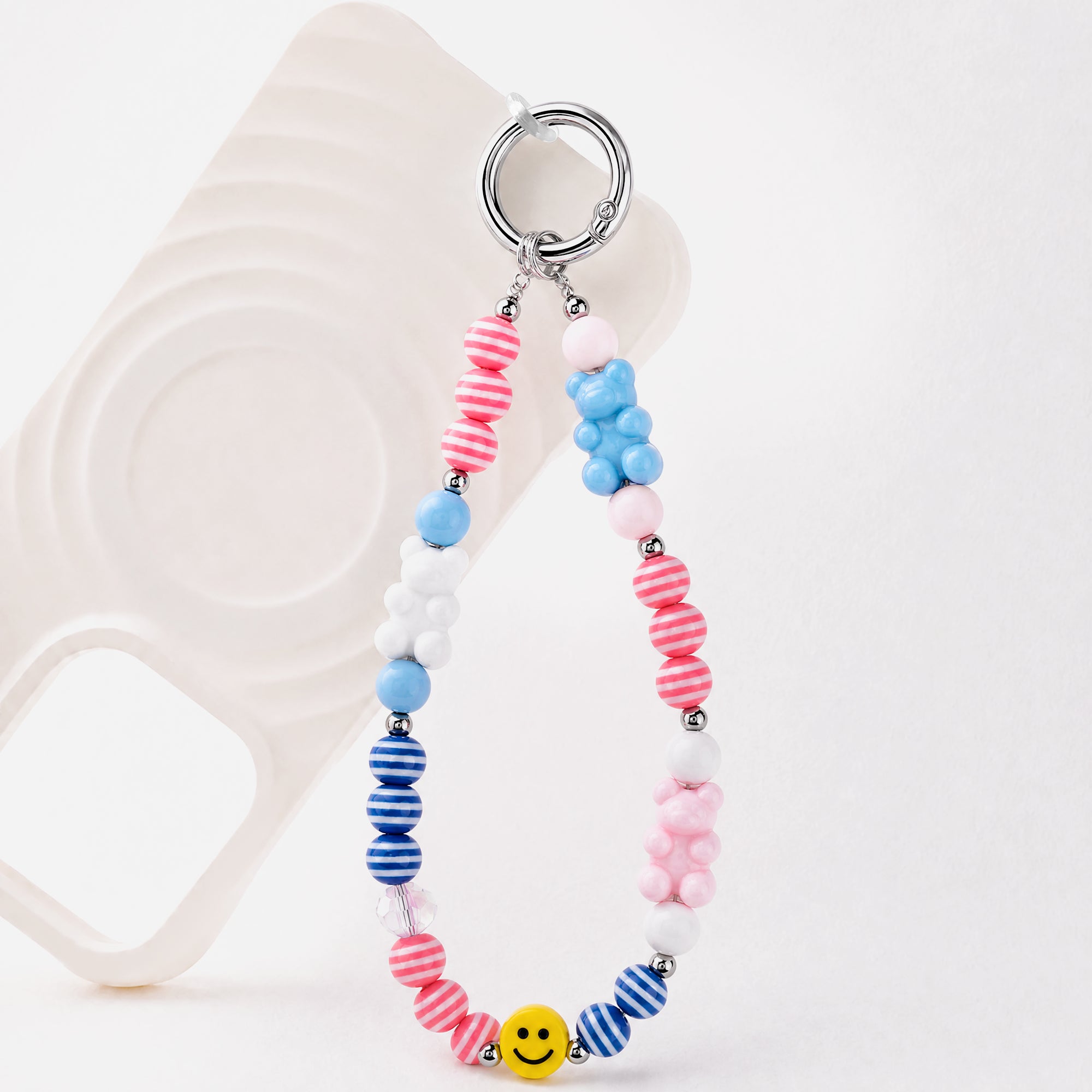 Pastel Bear Phone Strap