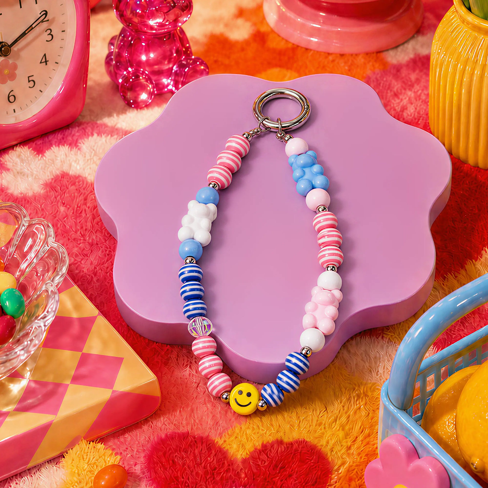 Pastel Bear Phone Strap