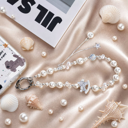 Pearl Rocking Horse Phone Strap