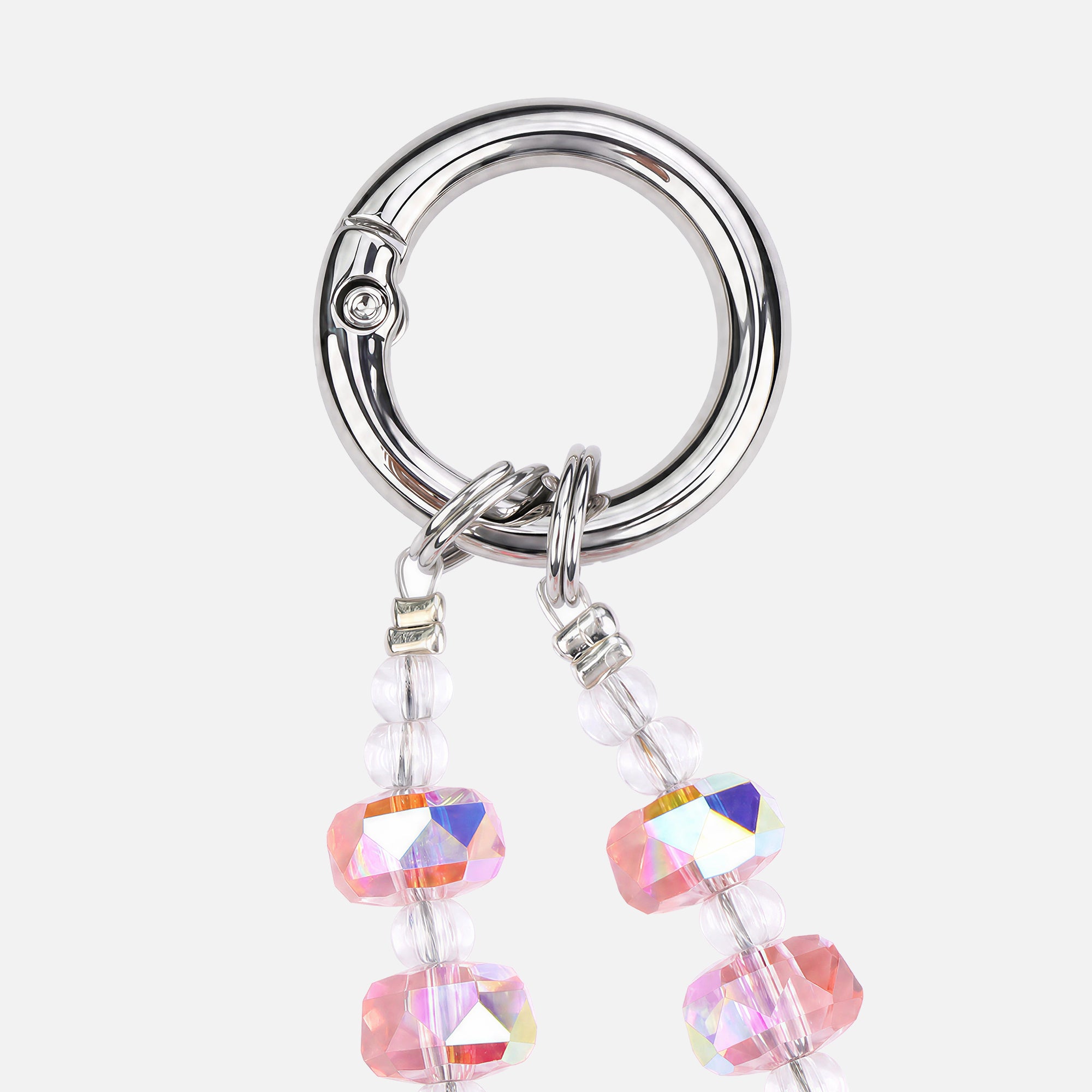 Pink Crystal Bow Phone Strap