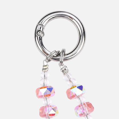 Pink Crystal Bow Phone Strap