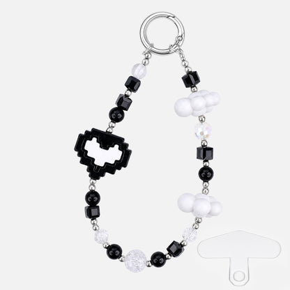 Pixel Heart Phone Strap