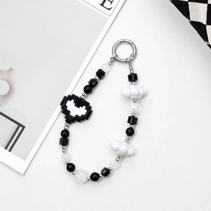 Pixel Heart Phone Strap