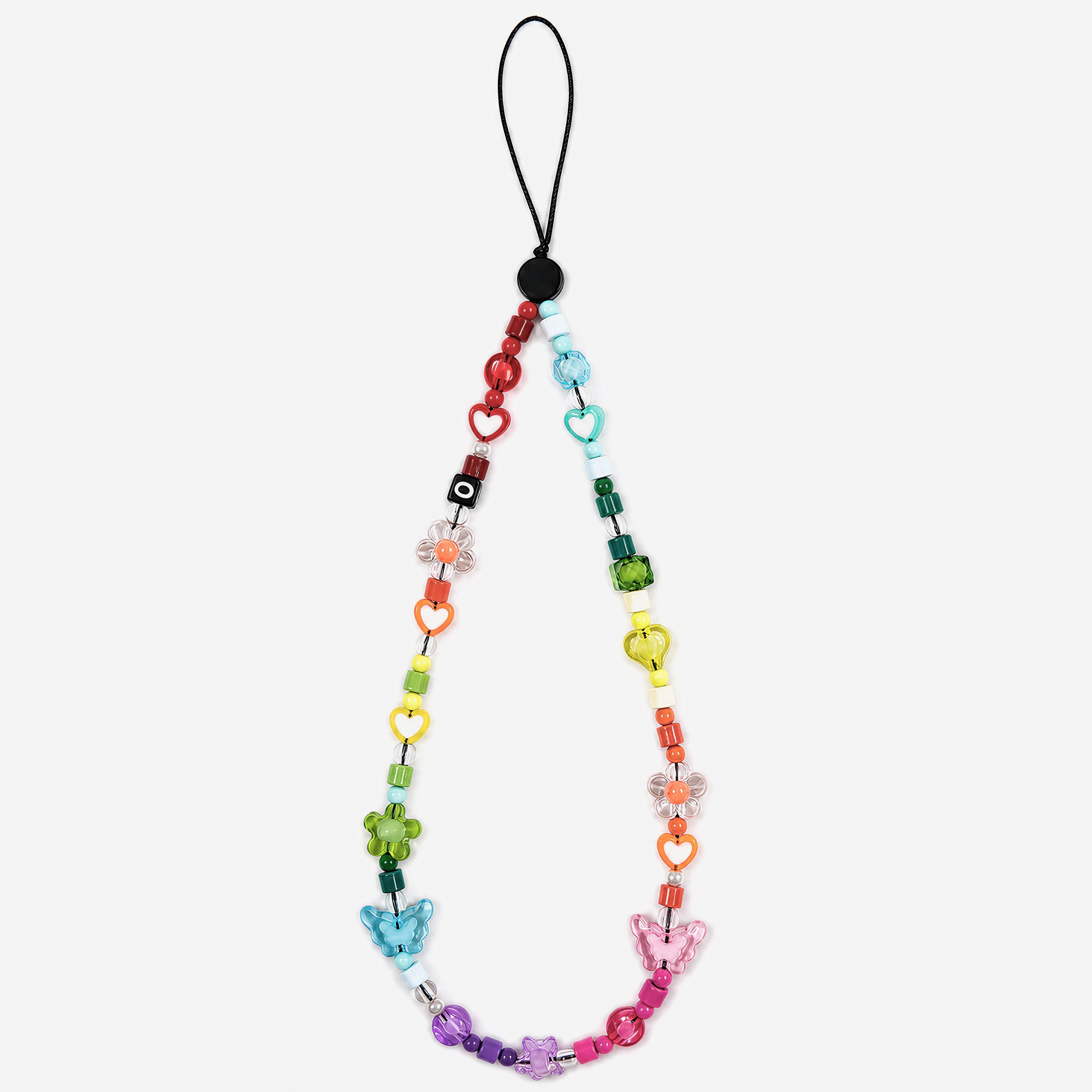 Rainbow Butterfly Phone Strap