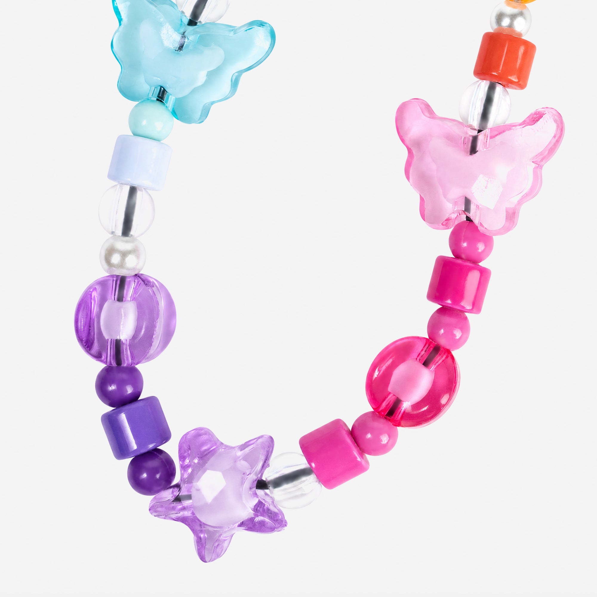 Rainbow Butterfly Phone Strap