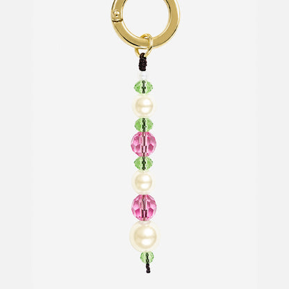 Red Rose Pearl Phone Strap