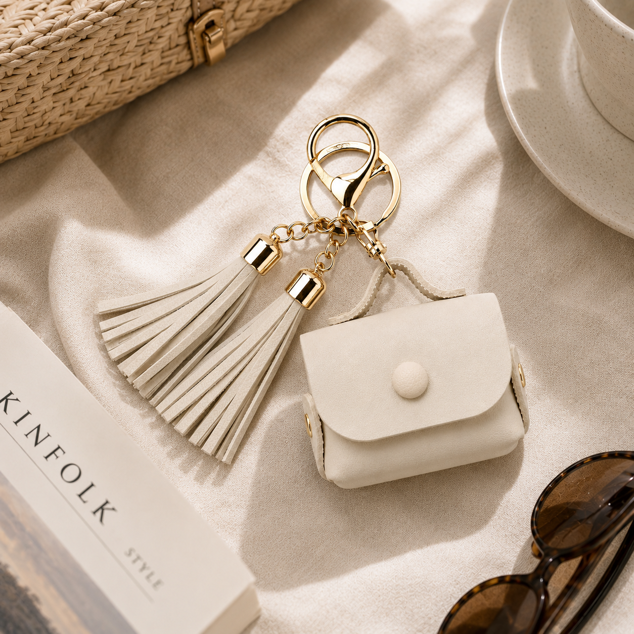 Retro Faux Leather Case for AirPods