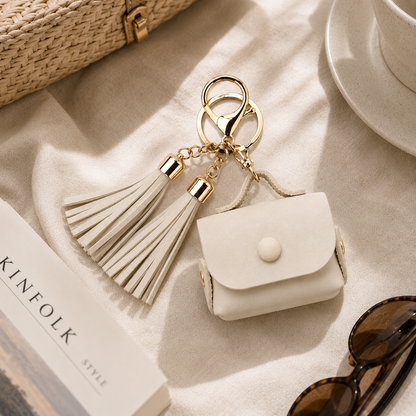Retro Faux Leather Case for AirPods