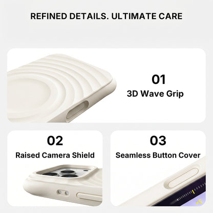Ripple Texture Silicone iPhone Case