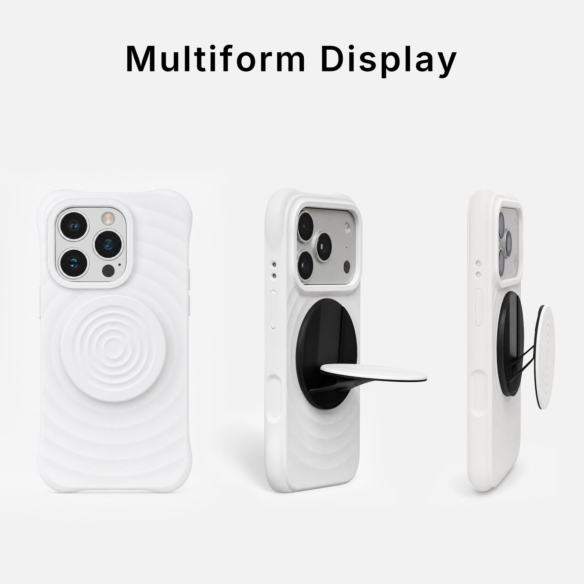 Ripple Texture Silicone iPhone Case