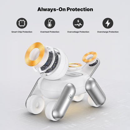 3-in-1 Robot Dog Wireless Charging Stand