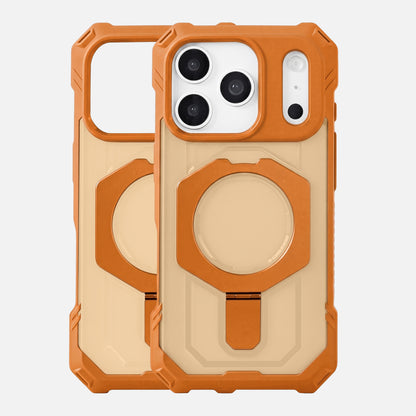 Rugged Armor iPhone Case with Metal Kickstand