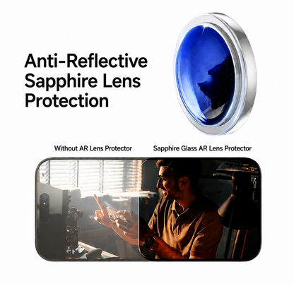 Sapphire Camera Lens Protector for iPhone 17 Pro/Pro Max