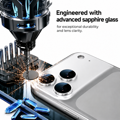 Sapphire Camera Lens Protector for iPhone 17 Pro/Pro Max
