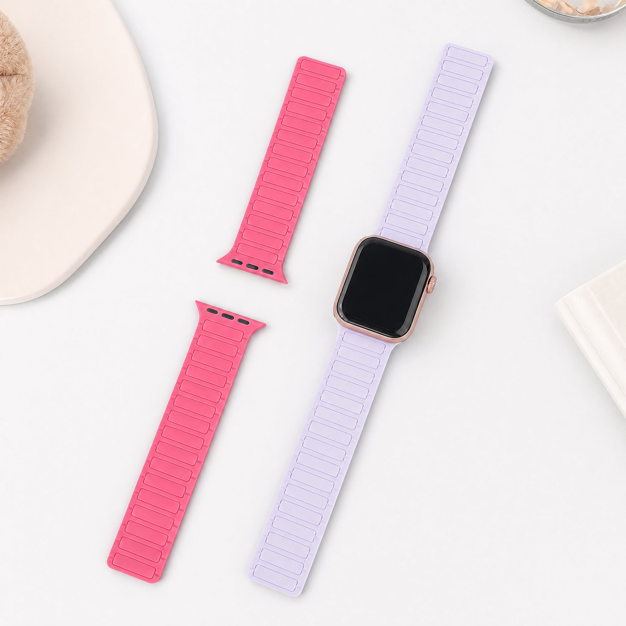 Silicone Magnetic Loop Band for Apple Watch