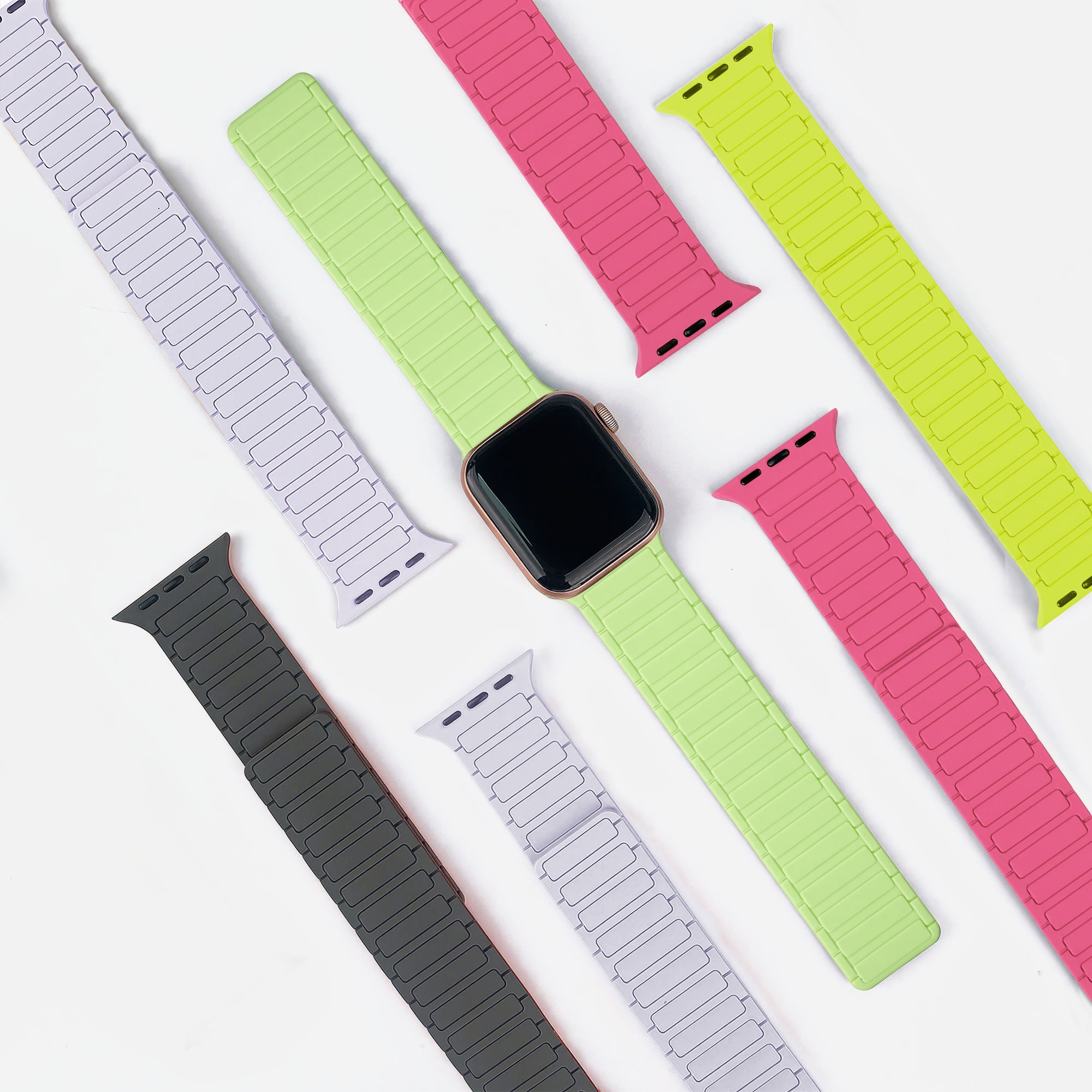 Silicone Magnetic Loop Band for Apple Watch