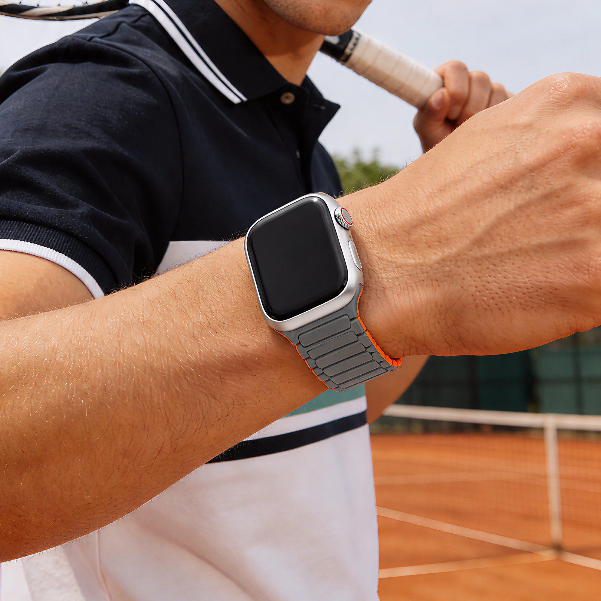 Silicone Magnetic Loop Band for Apple Watch