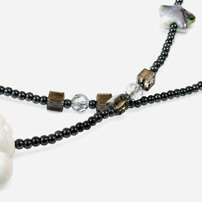 Star & Cloud Beaded Crossbody Phone Strap