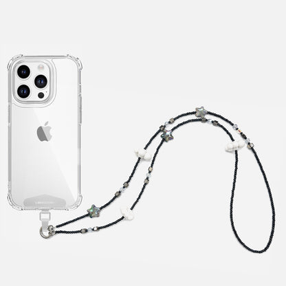 Star & Cloud Beaded Crossbody Phone Strap