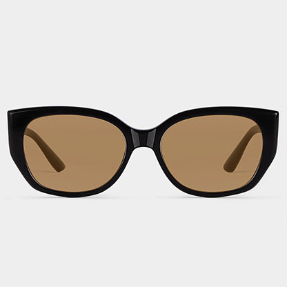 Bold Black Cat Eye Frames Sunglasses