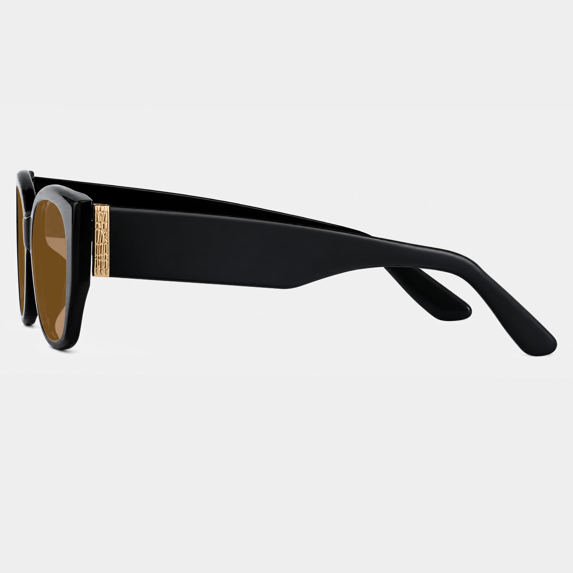 Bold Black Cat Eye Frames Sunglasses