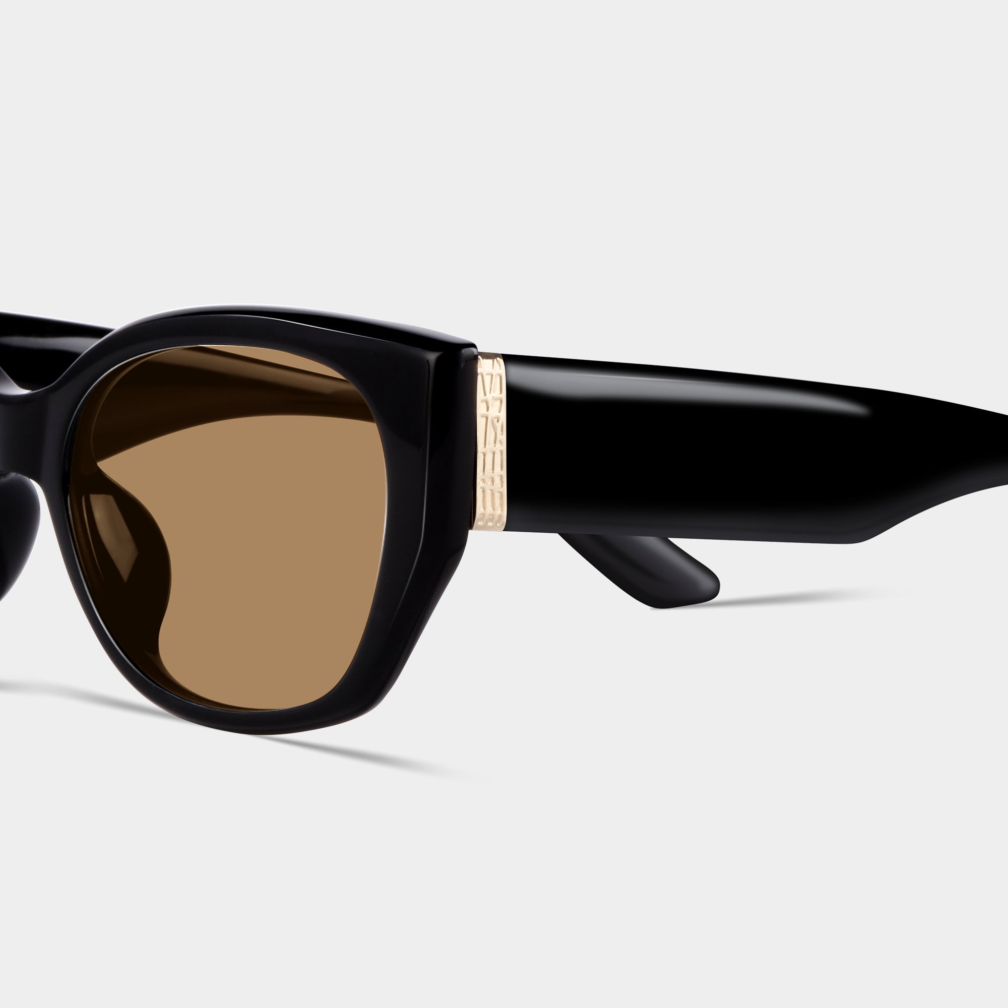 Bold Black Cat Eye Frames Sunglasses