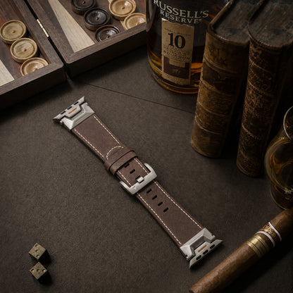 Tactical Leather Band for Apple Watch
