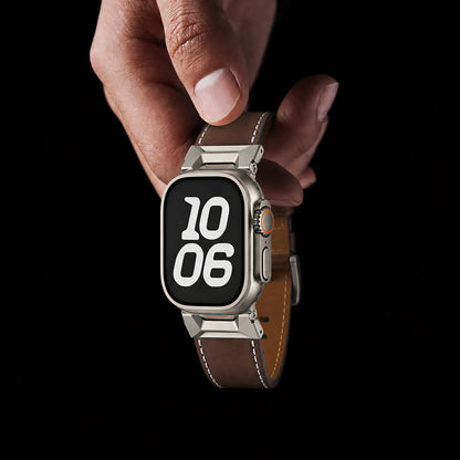 Tactical Leather Band for Apple Watch