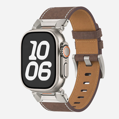 Tactical Leather Band for Apple Watch