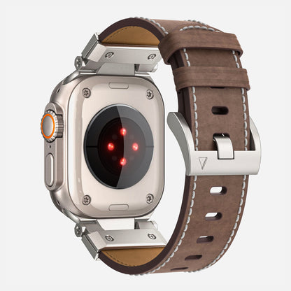 Tactical Leather Band for Apple Watch
