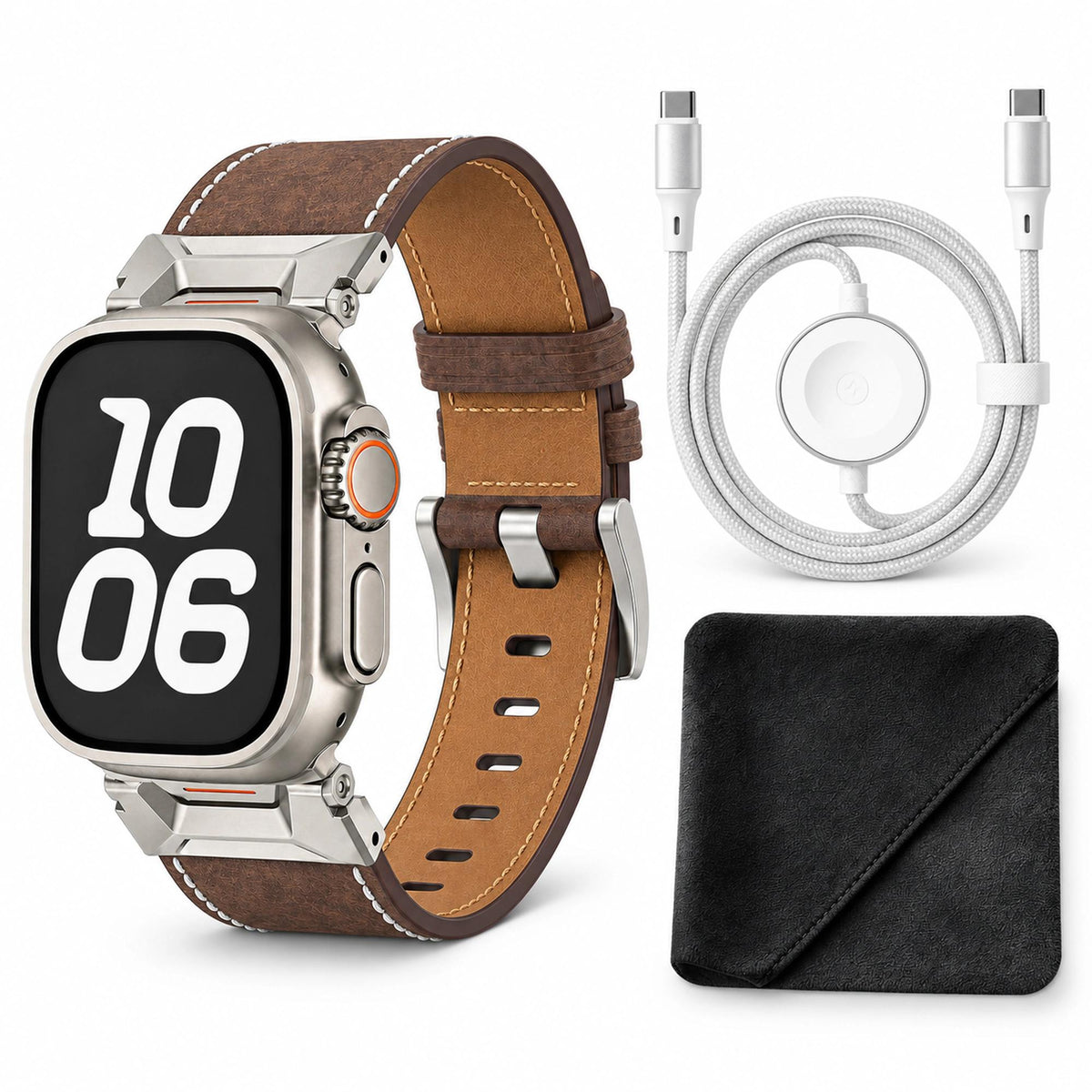 Halloween Bundle 6 : Apple Watch Band + Cable+ Microfiber Cleaning Cloth