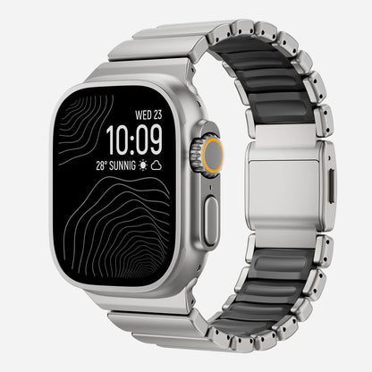 Titanium Silicone Hybrid Band for Apple Watch