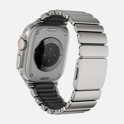 Titanium Silicone Hybrid Band for Apple Watch
