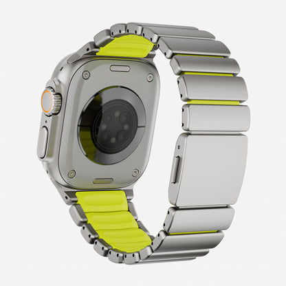 Titanium Silicone Hybrid Band for Apple Watch
