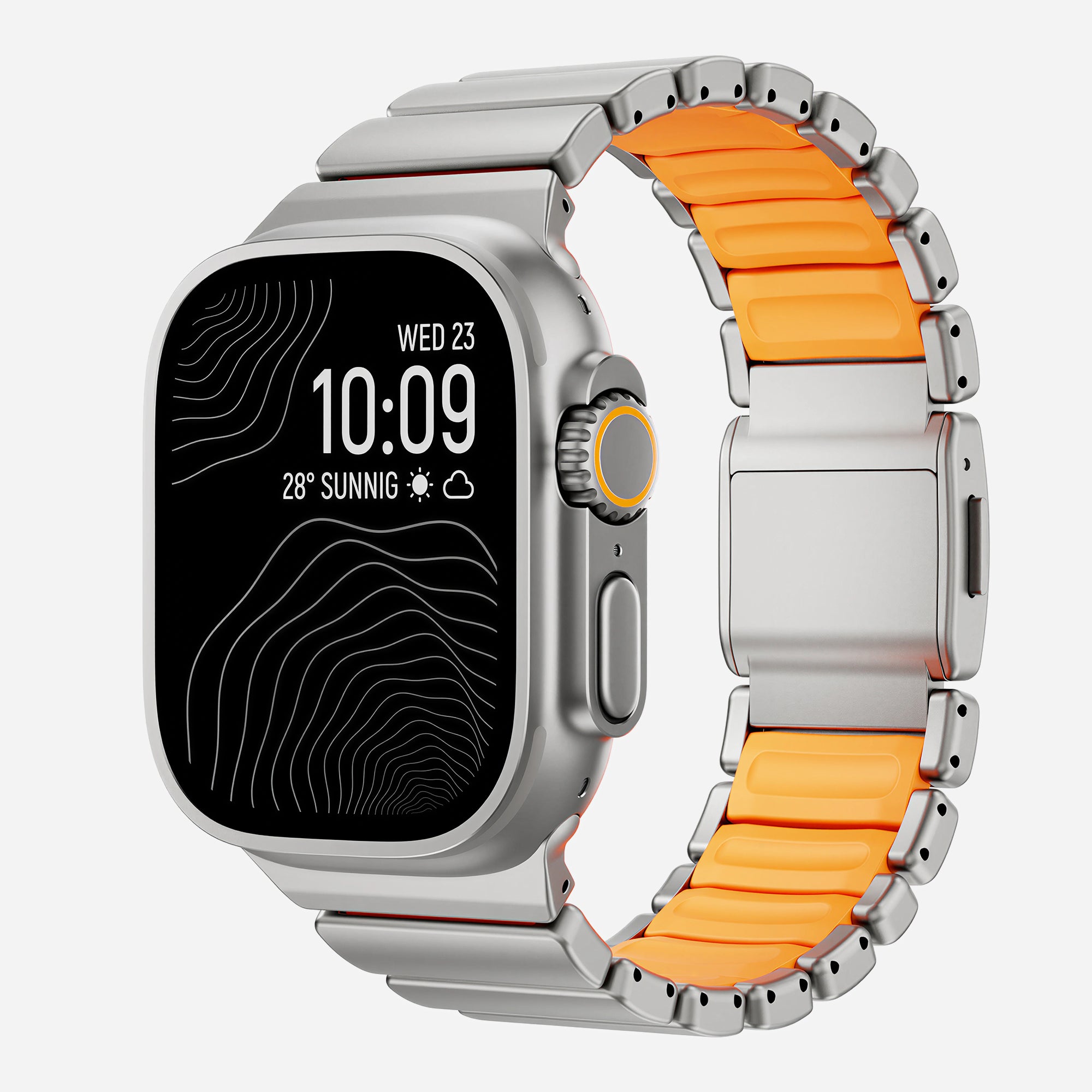 Titanium Silicone Hybrid Band for Apple Watch