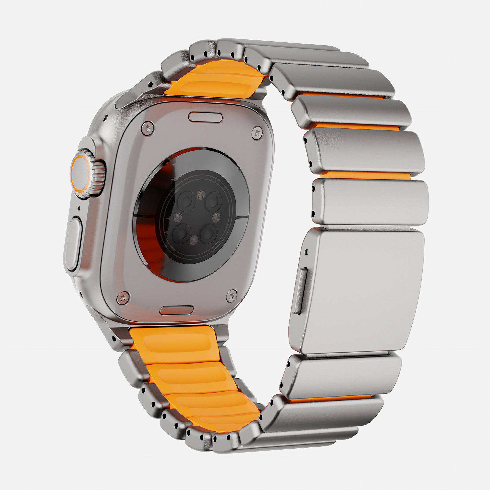 Titanium Silicone Hybrid Band for Apple Watch