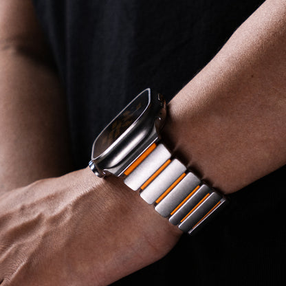 Titanium Silicone Hybrid Band for Apple Watch