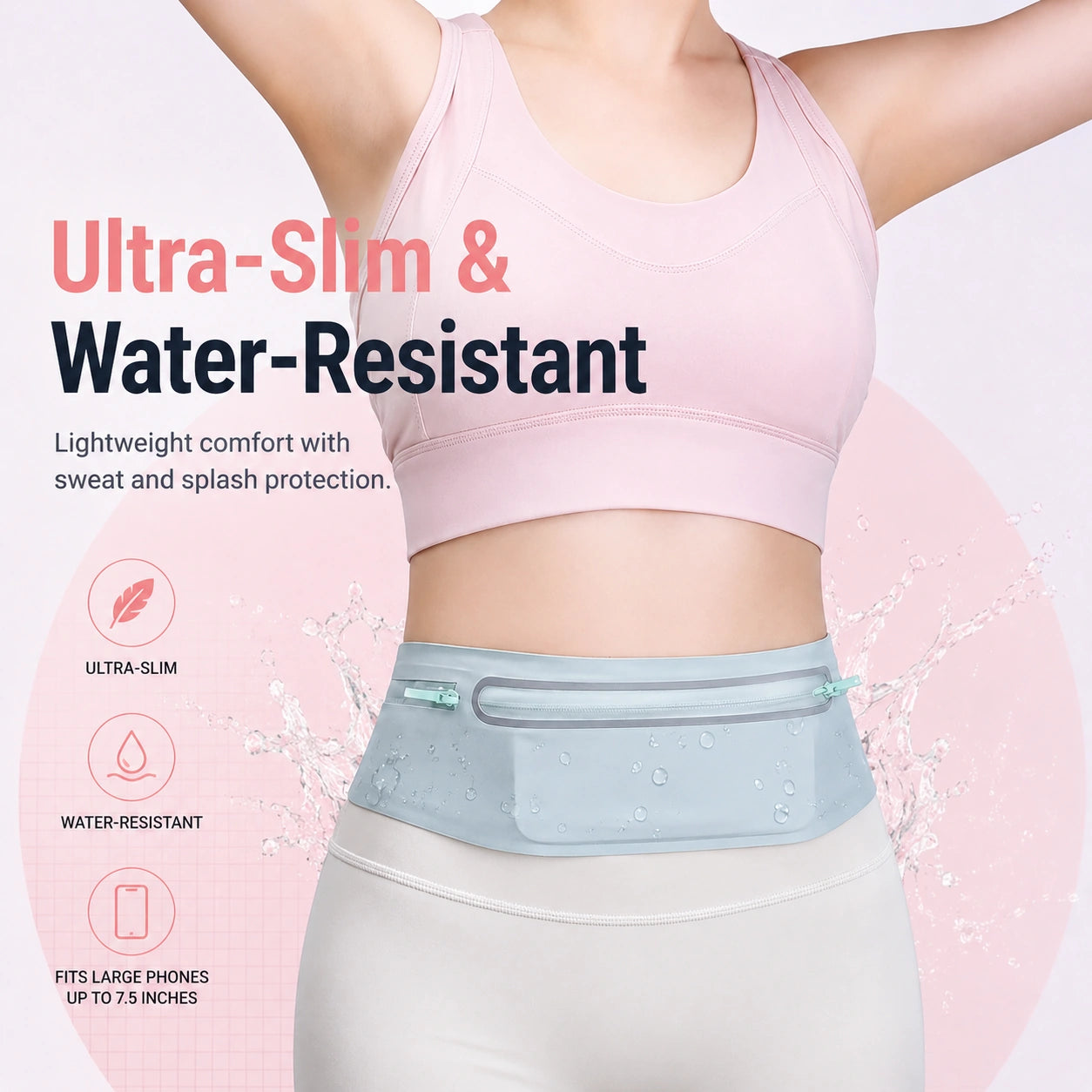 Ultra-slim Running Belt