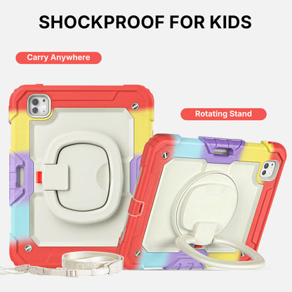 Red Kids Case for iPad - Rainbow