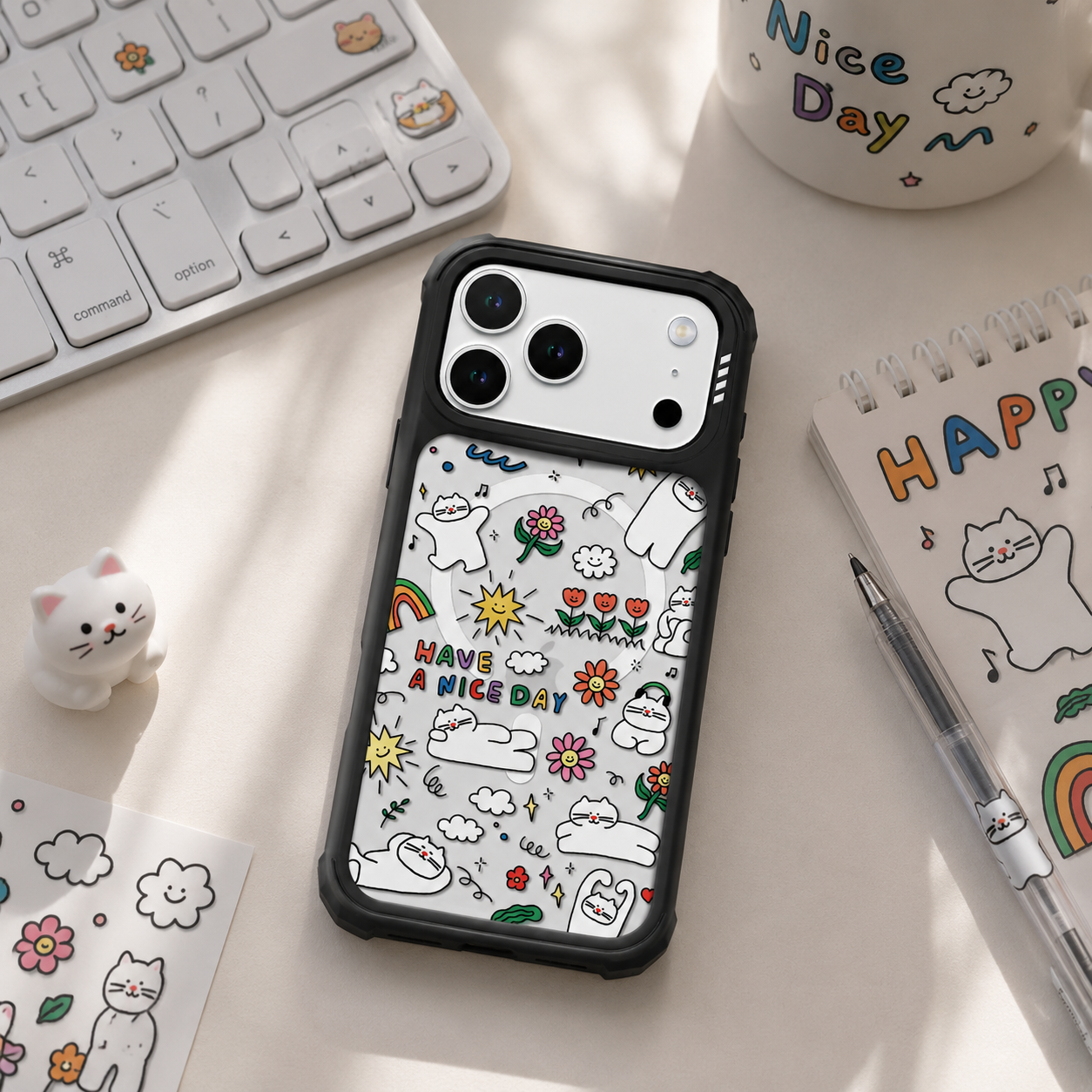 Cloud Cats iPhone Case for 17 / AIR / PRO / PRO MAX