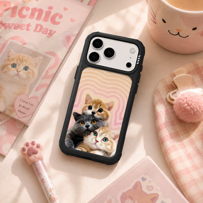 Retro Cats iPhone Case for 17 / PRO / PRO MAX