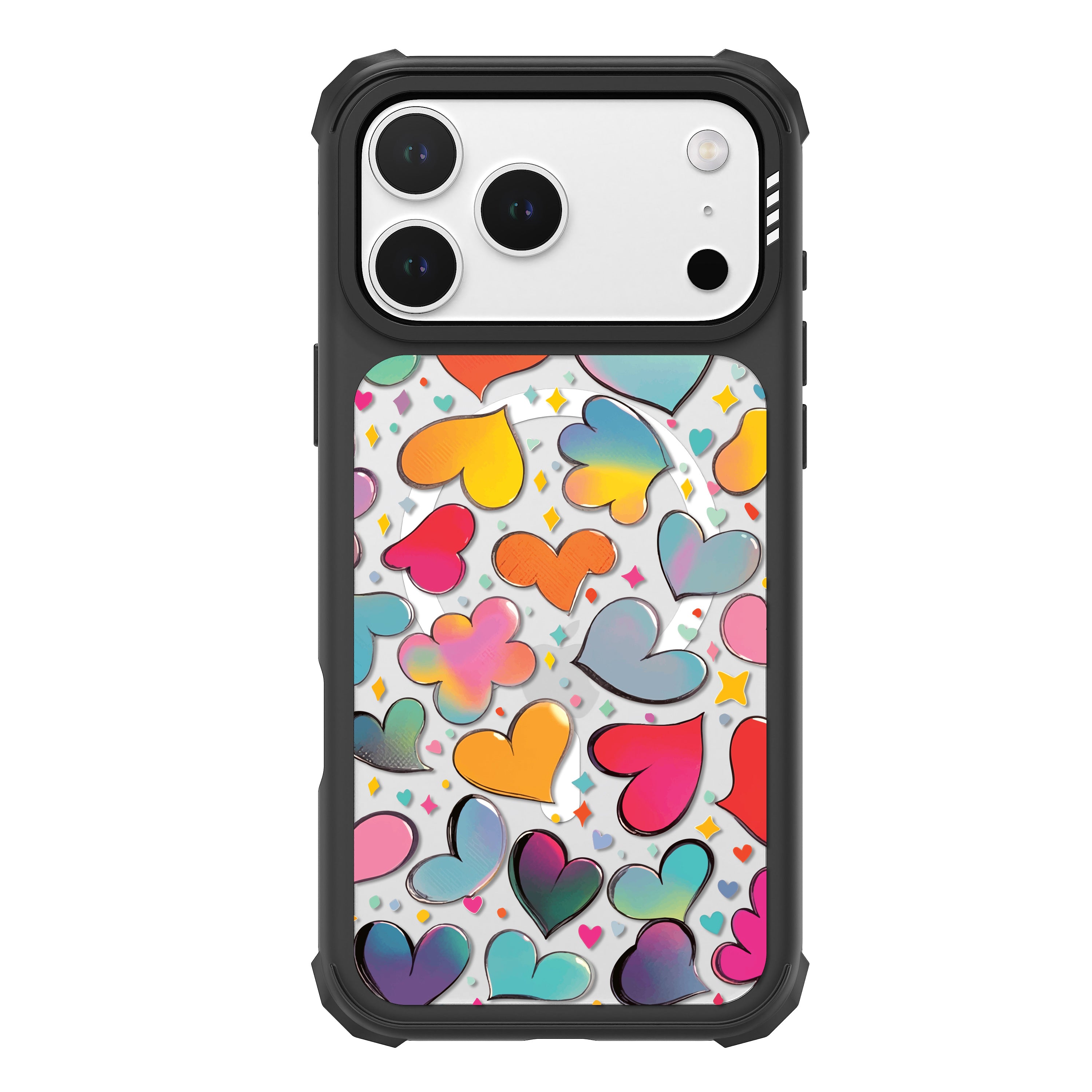 Rainbow Hearts iPhone Case for 17 / PRO / PRO MAX