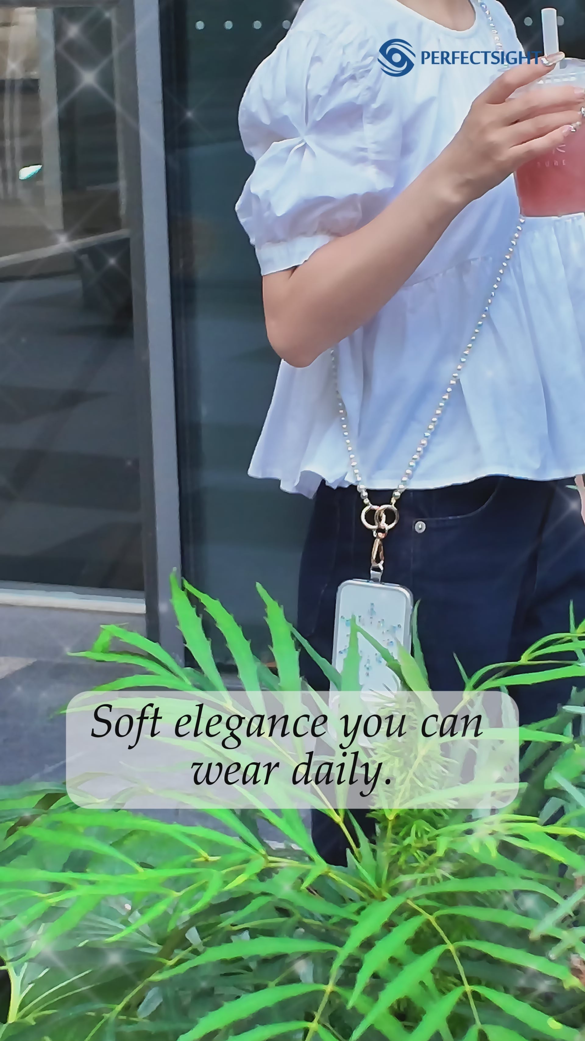 Pearl Crossbody Phone Strap