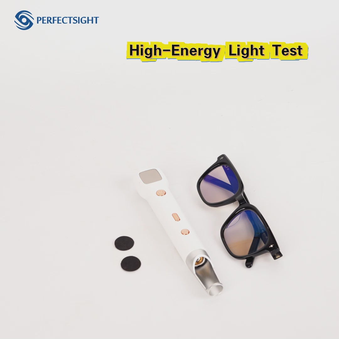 Bologna Square Acetate Blue Light Glasses